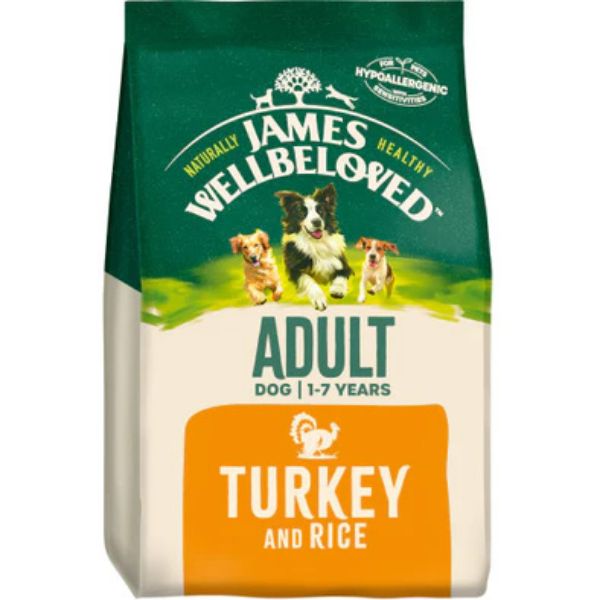 James Wellbeloved Adult Turkey and Rice Dog Food - Discounted Stock