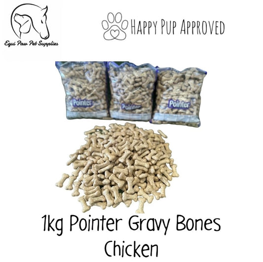 Pointer Chicken Gravy Bones - 1kg