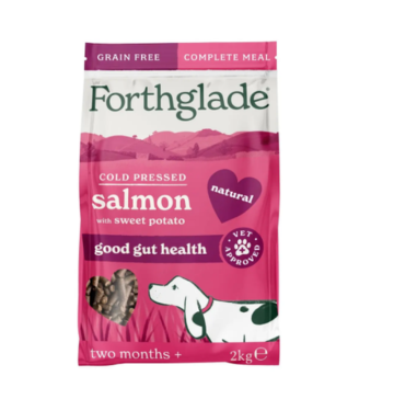 2kg Forthglade Complete Natural Dry Cold Pressed Dog Food - Salmon - Discounted Stock