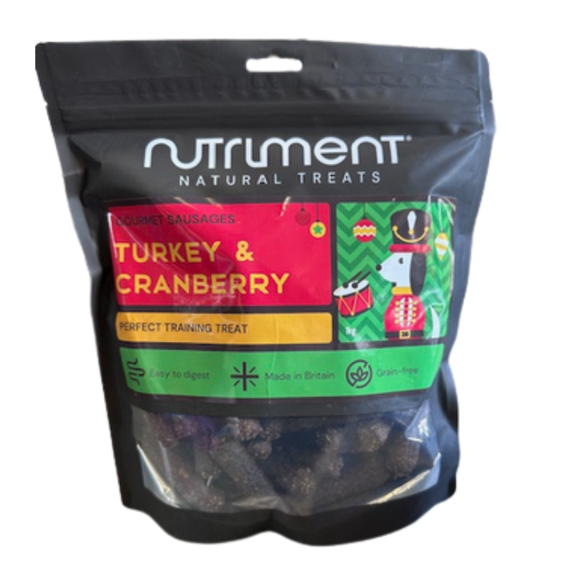 Nutriment Gourmet Turkey & Cranberry Sausage 1KG