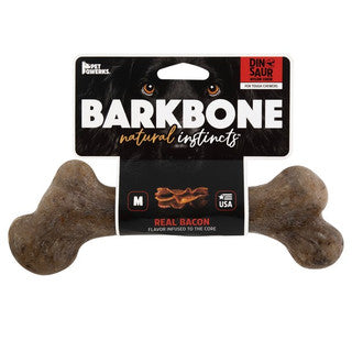 Pet Qwerks Bacon Dino BarkBone