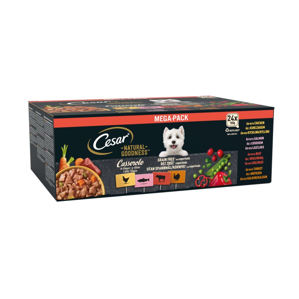 Cesar Casserole in Sauce 24x100g - Discounted Stock