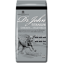 15KG Dr John Titanium Chicken & Veg Dog Food - Discounted Stock