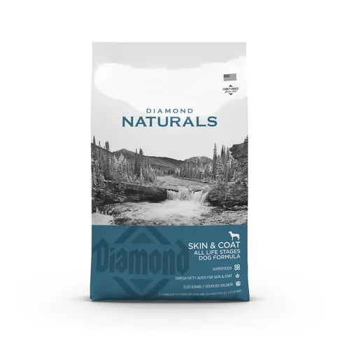 2KG Diamond Naturals Skin & Coat Salmon & Potato Dog Food - BB JUNE 26