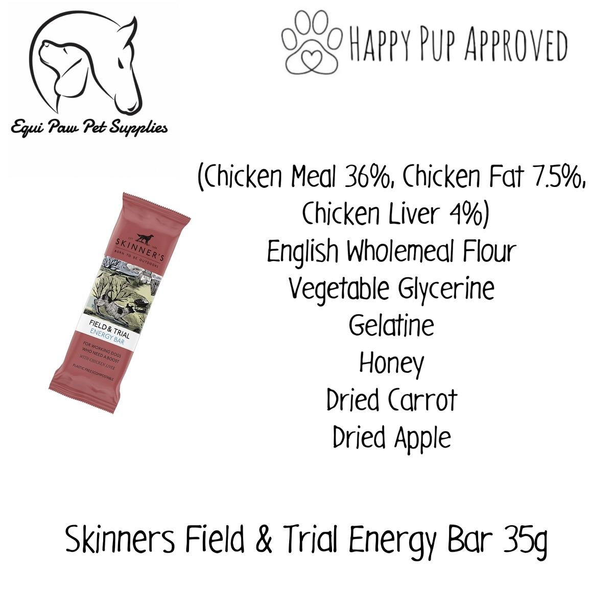 35g Skinners Field & Trail Energy bars for working dogs