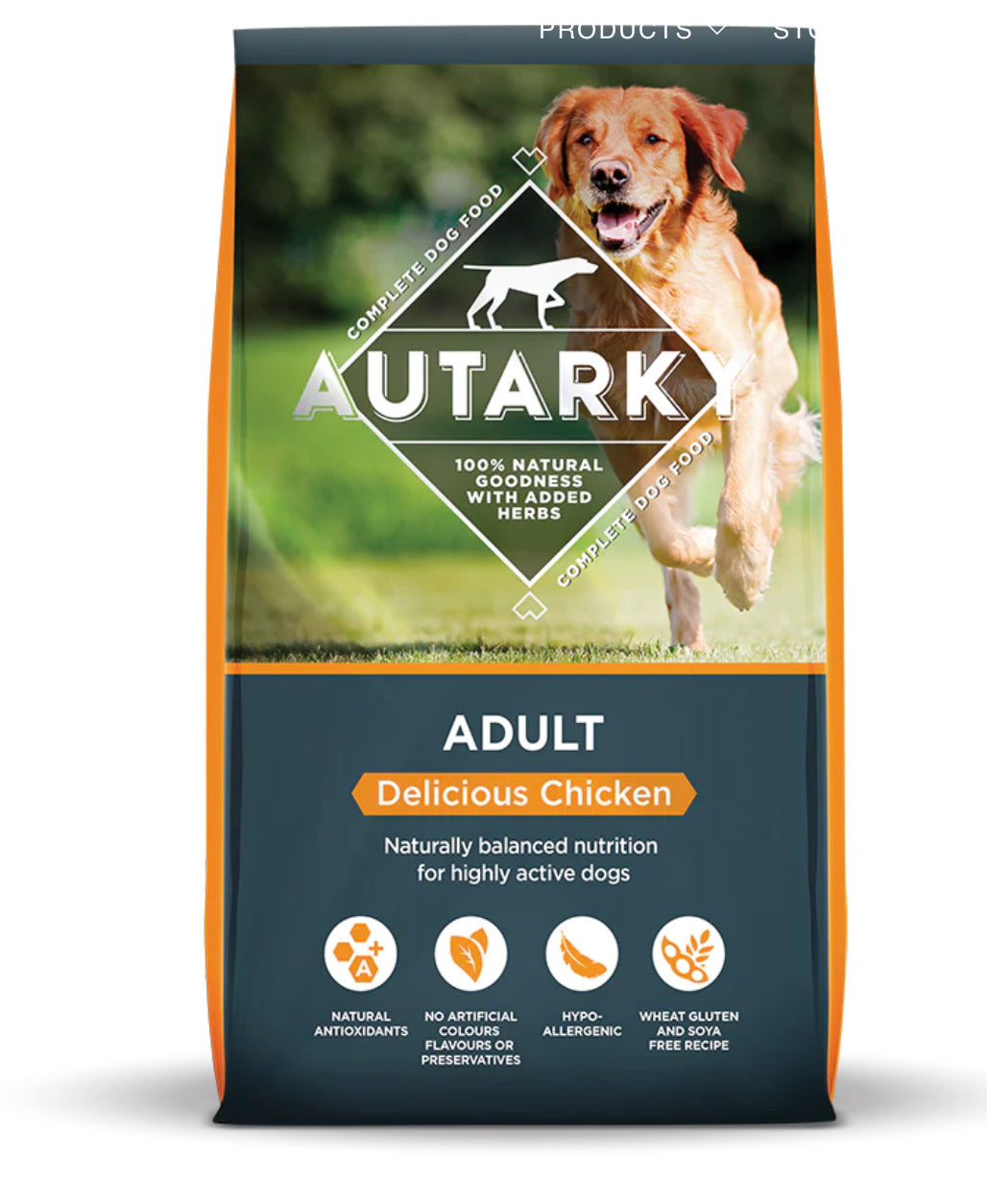 12KG Autarky Adult Delicious Chicken Dog Food - Discounted Stock