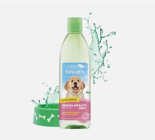 TropiClean Oral Care Dental Solution for Puppies 473ml