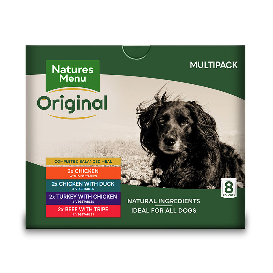 Natures Menu Dog Pouch Adult Multipack 8x300g