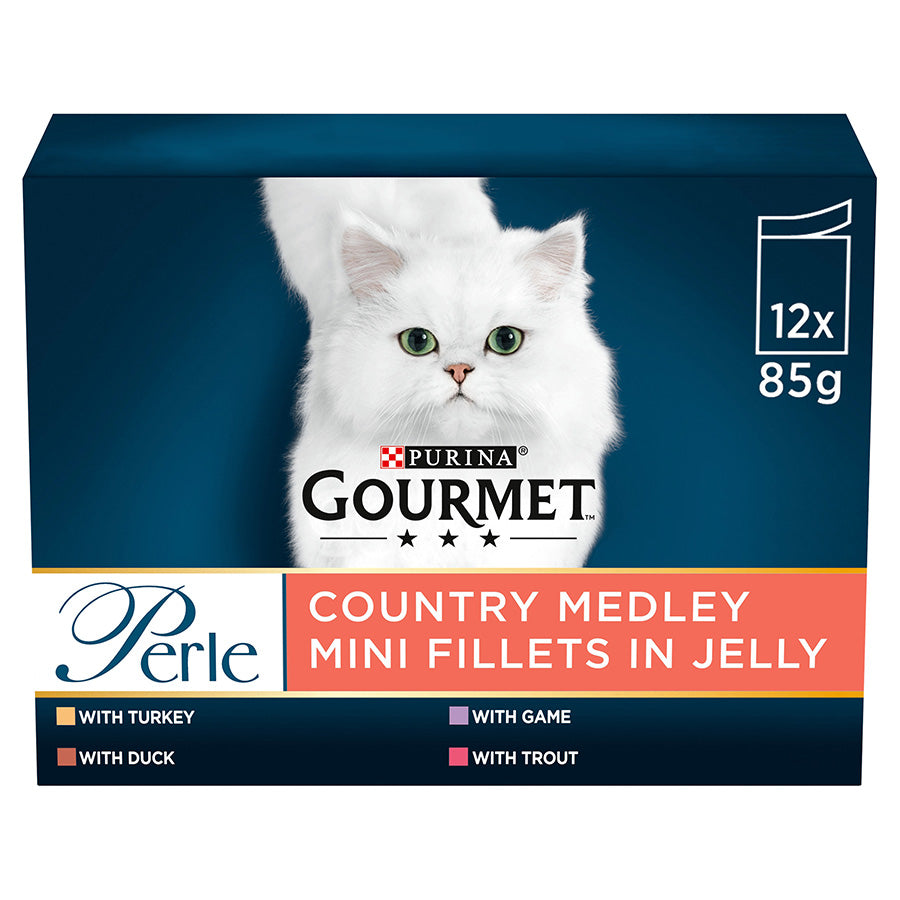 Gourmet Perle Pouches Country Medley Mini Fillets in Jelly 12x85g