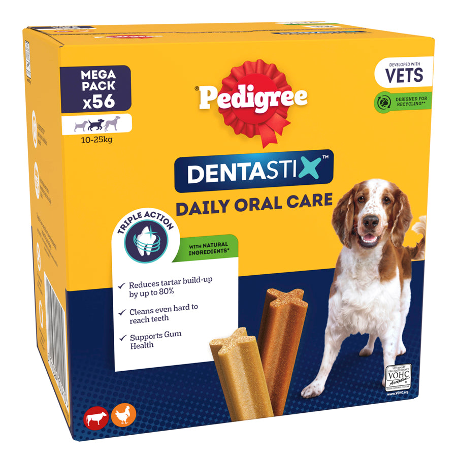 Pedigree Dentastix Mega Pack x56 Medium Dog - Damaged Packaging
