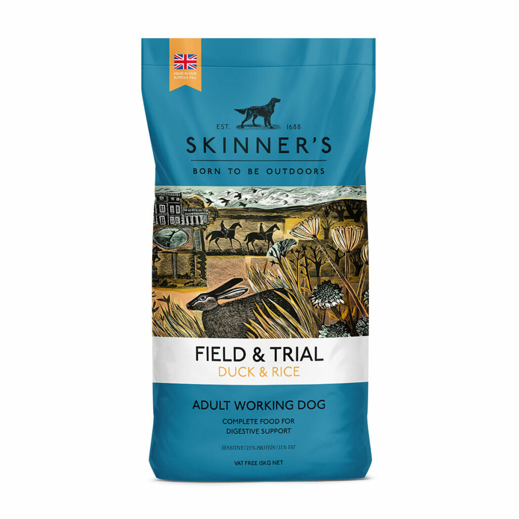 15KG Skinners Sensitive Duck & Rice Dog Food - Discounted Stock