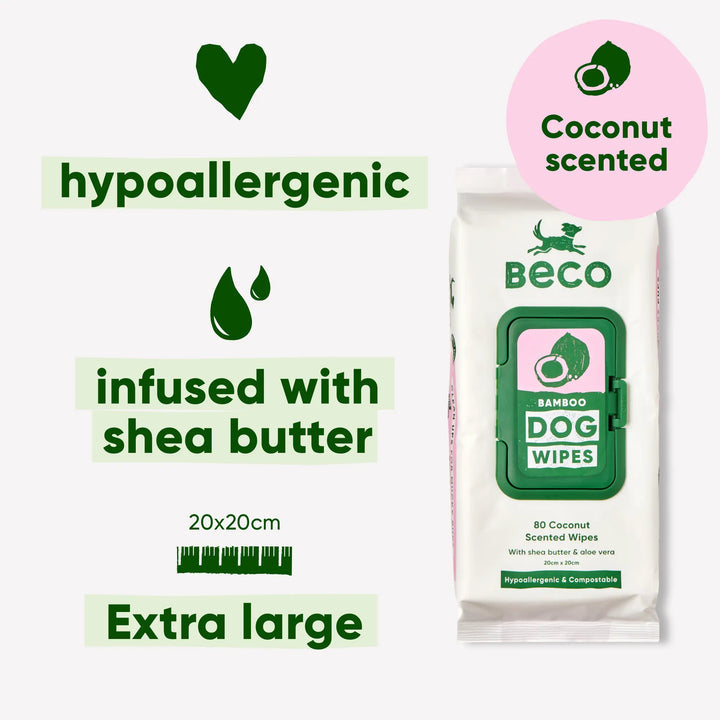 BECO Bamboo Dog Wipes