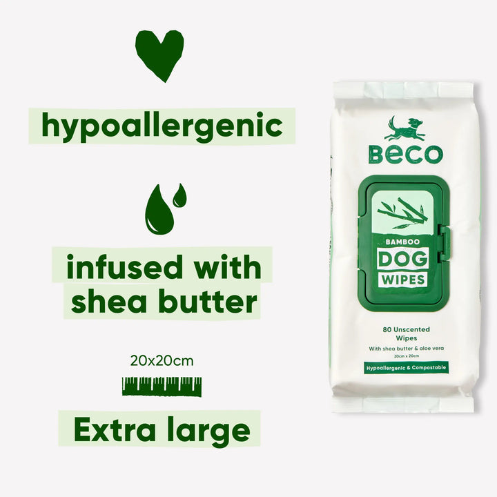 BECO Bamboo Dog Wipes
