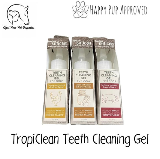 TropiClean Teeth Cleaning Gel for Dogs - Dog Oral Care