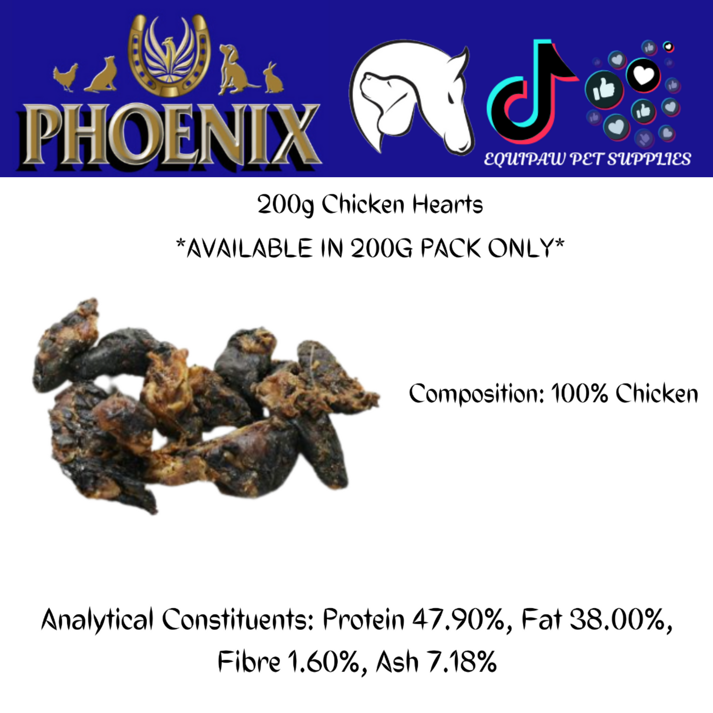 200g Chicken Hearts