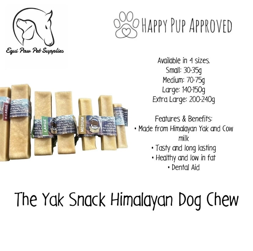 The Yak Snack Himalayan Dog Chew (S/M/L/XL)