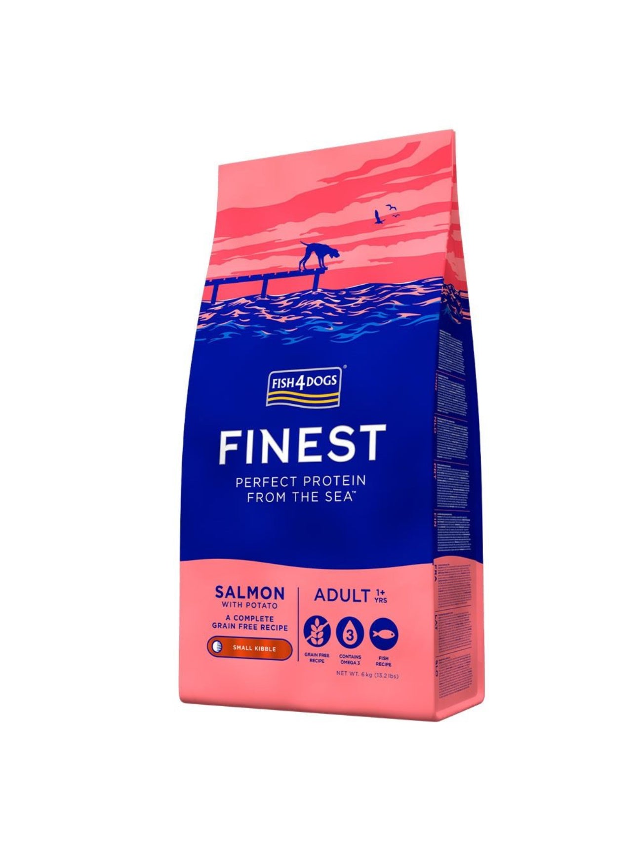 Fish4dogs Salmon with Potato Small Kibble Dog Food - Discounted Stock
