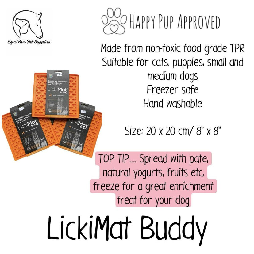 Lickimat Buddy Boredom Buster Orange
