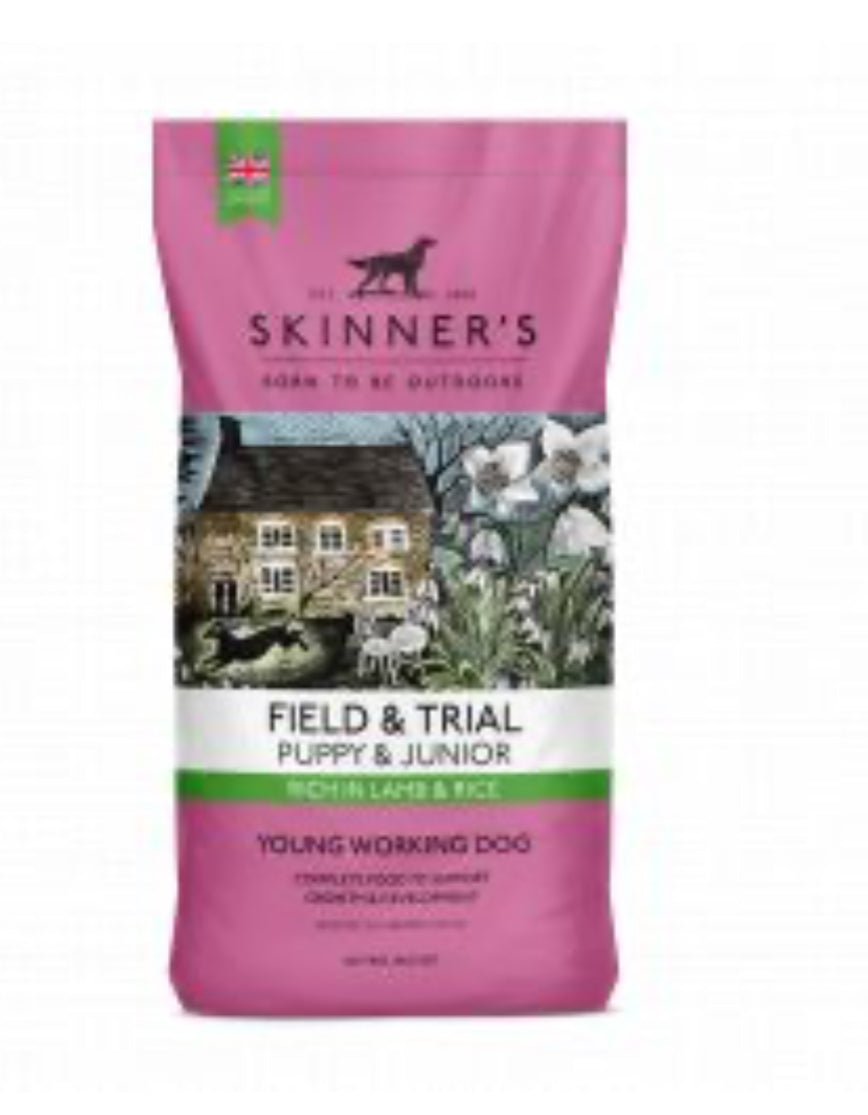 15KG Skinners Puppy/Junior Sensitive Lamb & Rice - Damaged Packaging