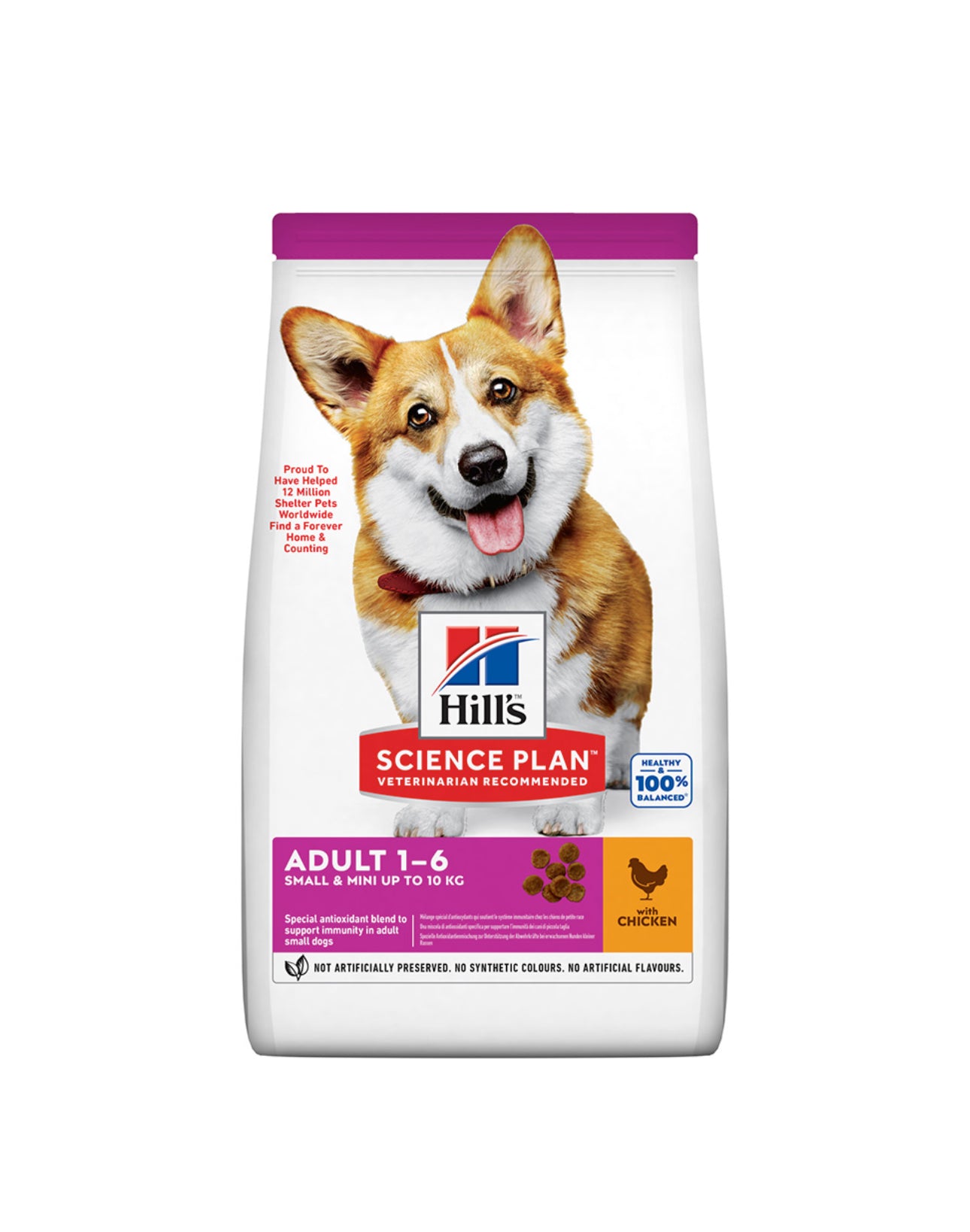 1.5KG Hill's Science Plan Small & Mini Breed Adult Chicken Dog Food - Discounted Stock