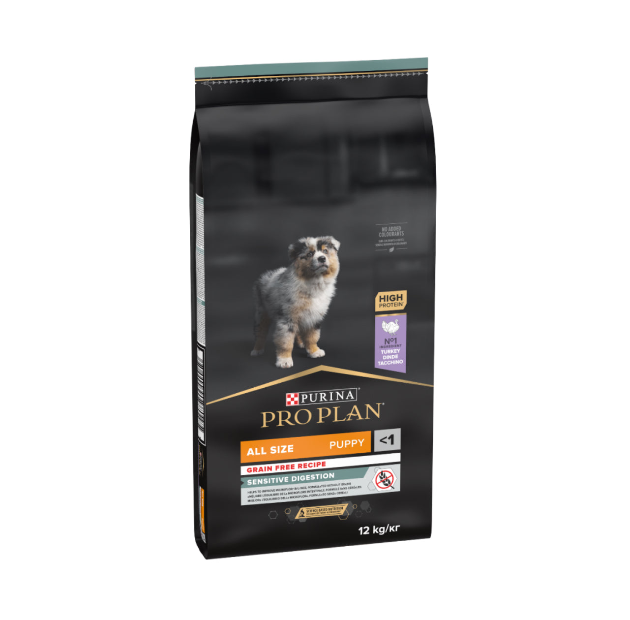 12KG Purina Pro Plan Puppy Grain-Free Sensitive Digestion Turkey - Discounted Stock