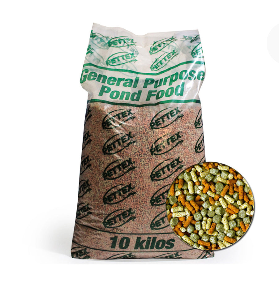 Pettex General Purpose Pond Triple Mix Food 10kg - discounted stock