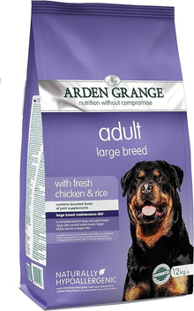 12KG Arden Grange Adult Large Breed Chicken and Rice Dog Food - Discounted Stock