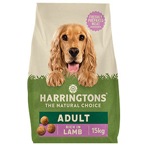 15KG Harringtons Adult Lamb Dog Food - Discounted stock
