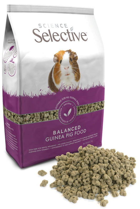 10KG Science Selective Balanced Guinea Pig Food - Discounted Stock