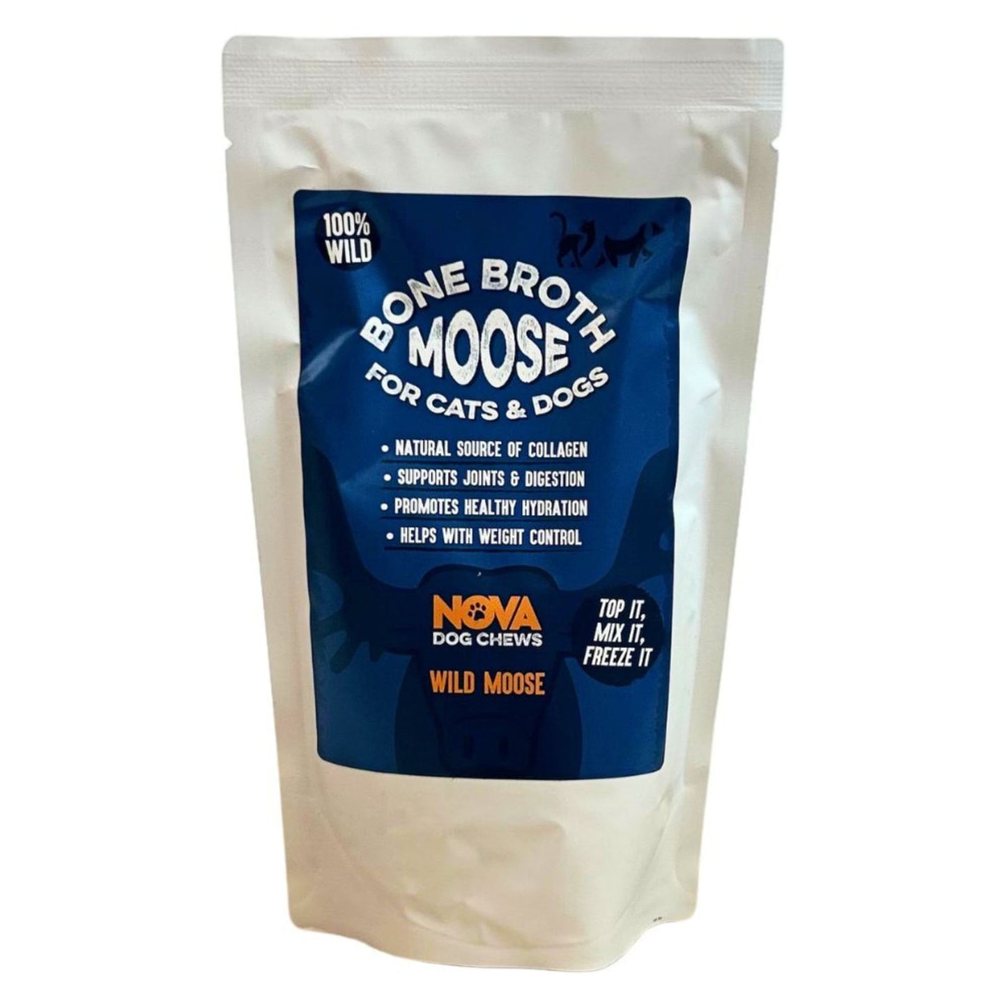230ml NOVA Bone Broth for Dogs - Moose - Discounted Stock (BBD DEC 25)