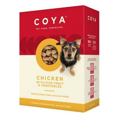 750g Coya Freeze-Dried Raw Dog Food - Beef or Chicken Flavour - Discounted Stock