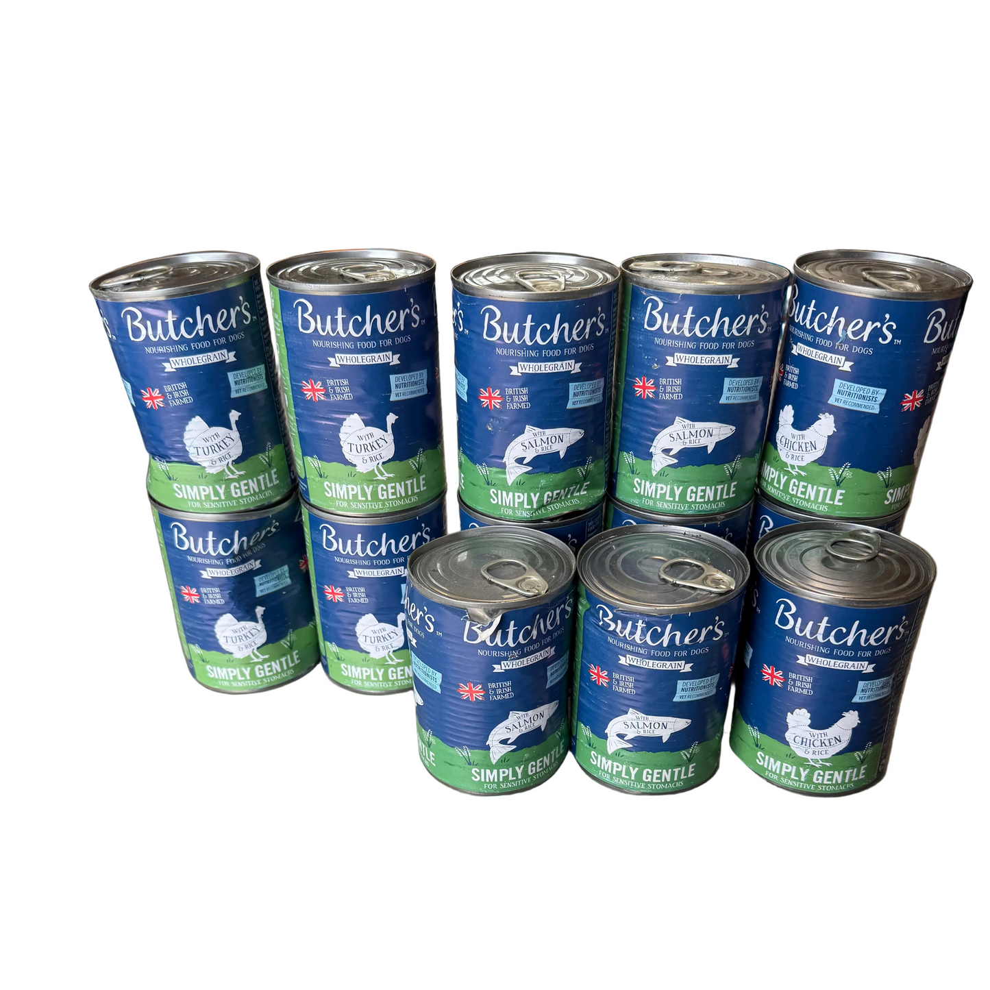 13 x 390g Butchers Simply Gentle Wet Dog Food - Discounted Stock