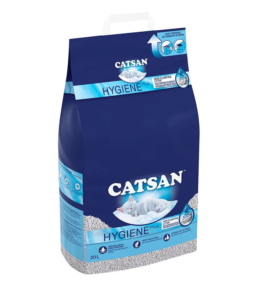 20L Catsan Hygiene Plus Cat Litter - Discounted Stock