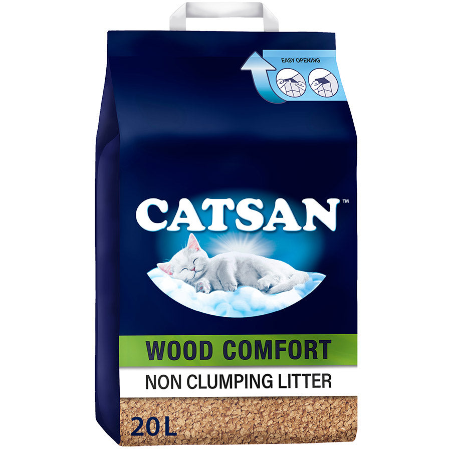 20L Catsan Wood Comfort Cat Litter - Discounted Stock