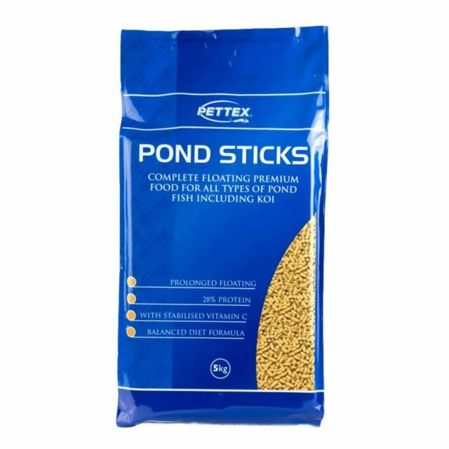 5KG Pettex Pond Sticks Floating - Discounted Stock