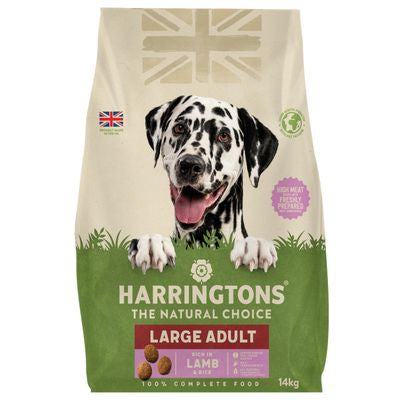 14KG Harringtons Large Adult Lamb - Discounted Stock