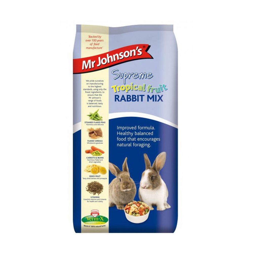15KG Mr Johnson’s Supreme Tropical Fruit Rabbit Mix