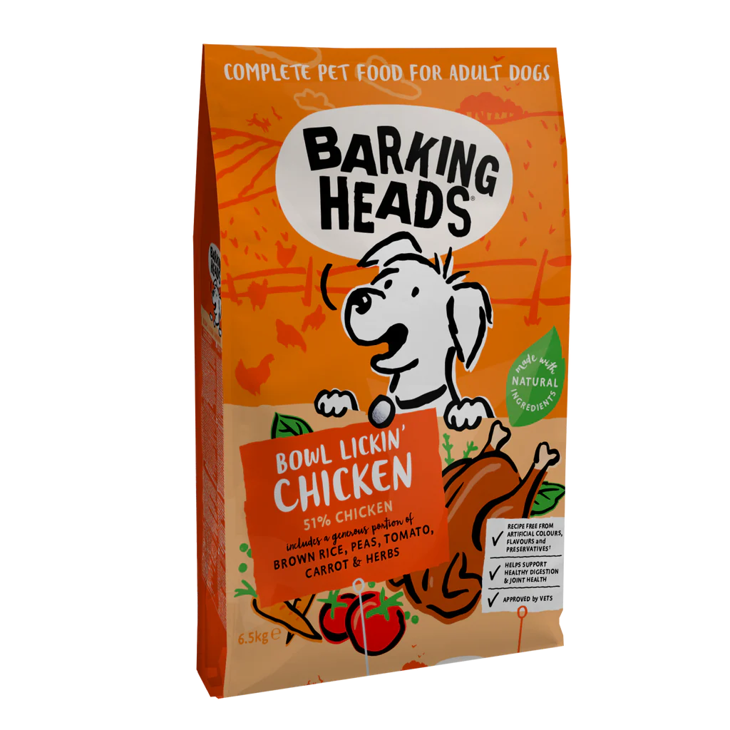 Barking Heads Bowl Lickin’ Goodness Chicken Dog Food - Discounted Stock