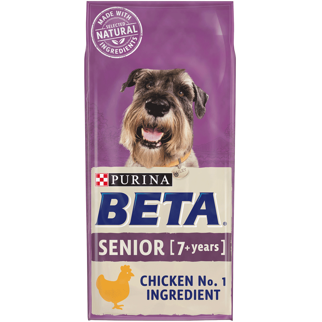 14KG Beta Senior Chicken Dog Food - Discounted Stock