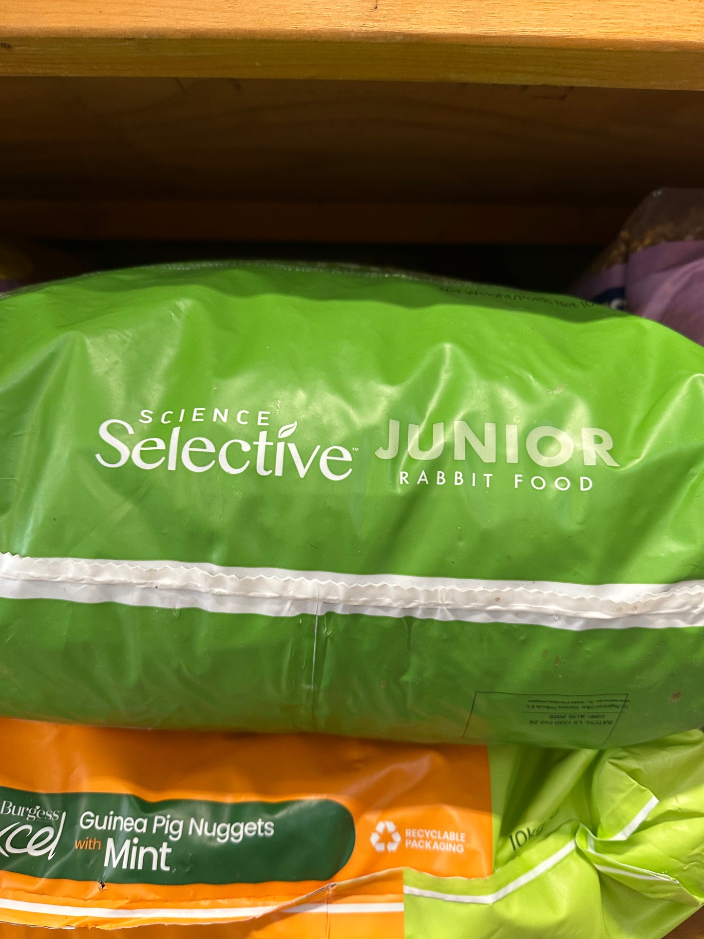 10kg Science Selective Junior rabbit food - discounted stock