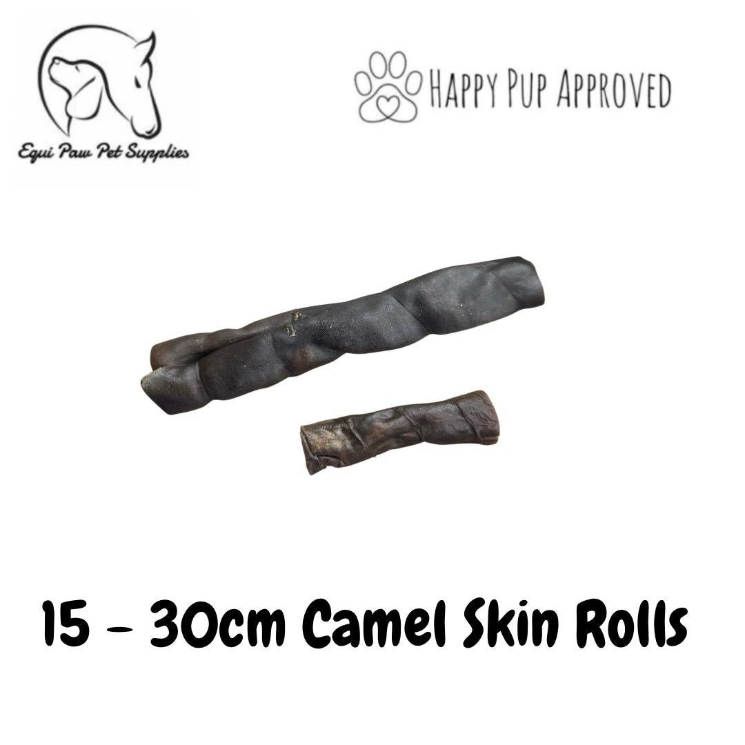 15-30cm Camel Skin - Long lasting low fat dog treat