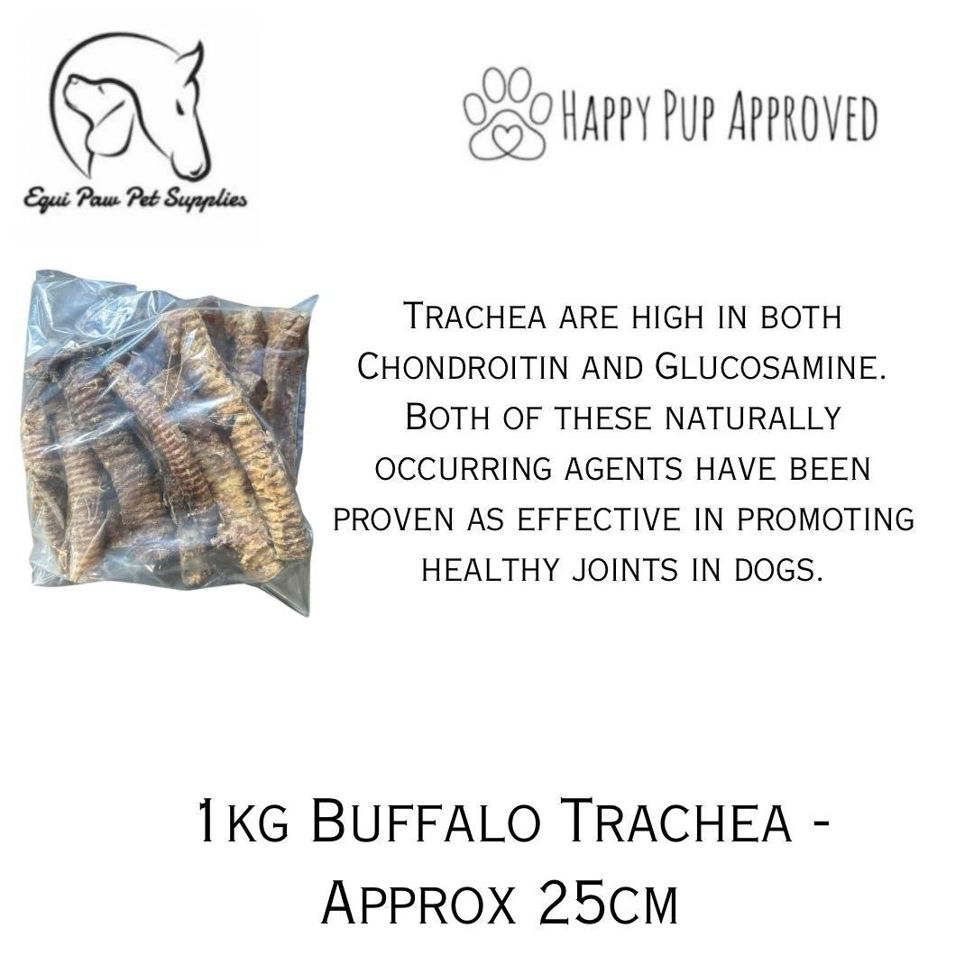 1kg Buffalo Trachea Dog Treat for Joint Care