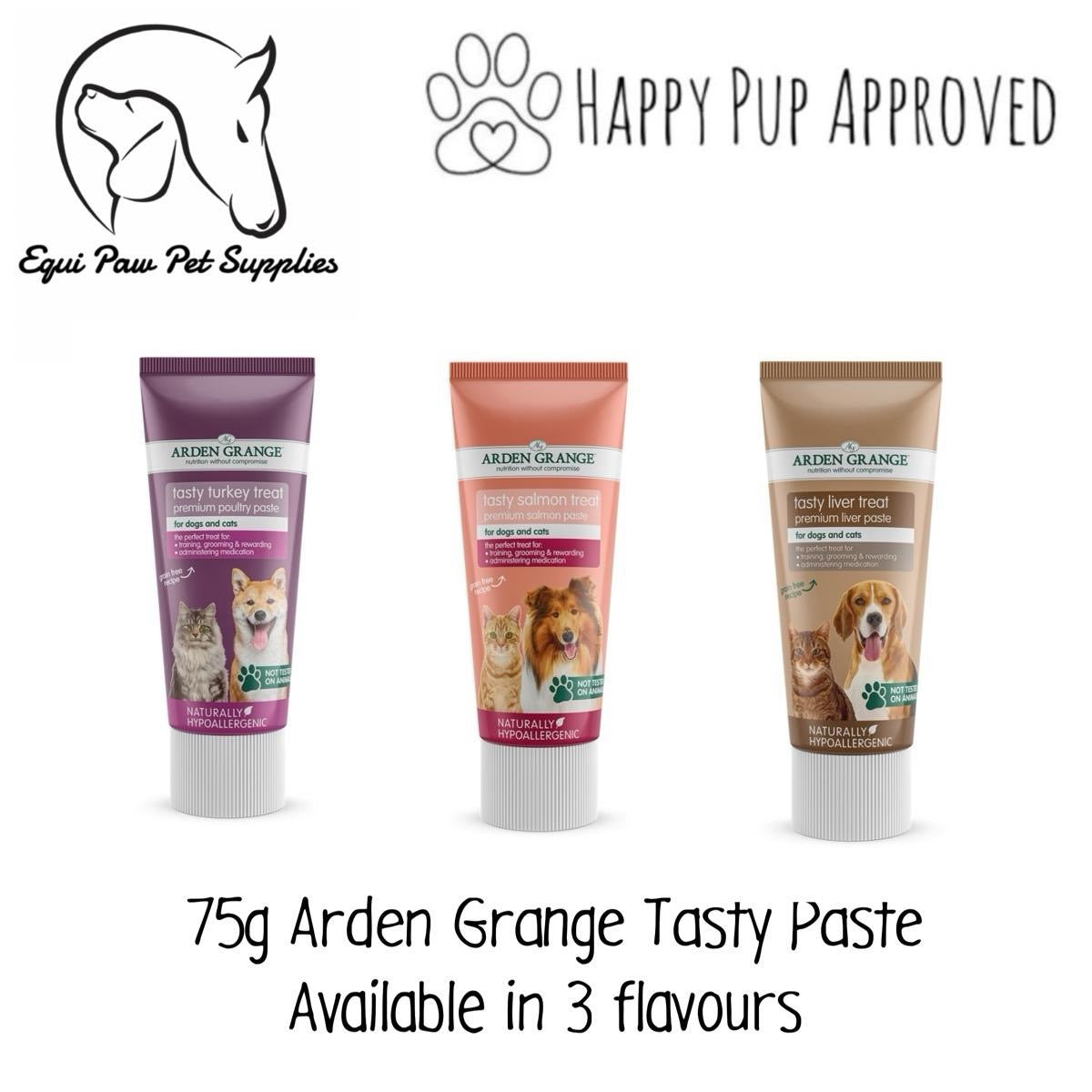 75g Arden Grange Tasty Paste - Grain free dog enrichment / training treat