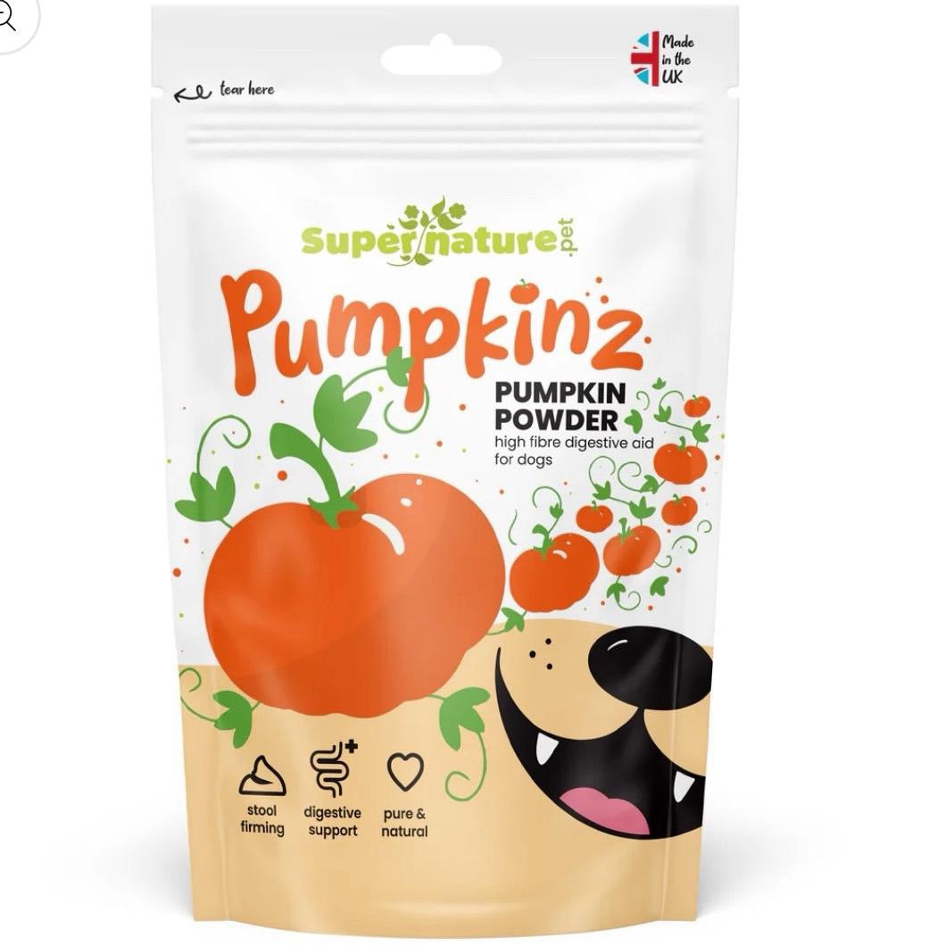 200g SuperNature Pumpkinz Dried Pumpkin Powder Digestive aid for Dogs