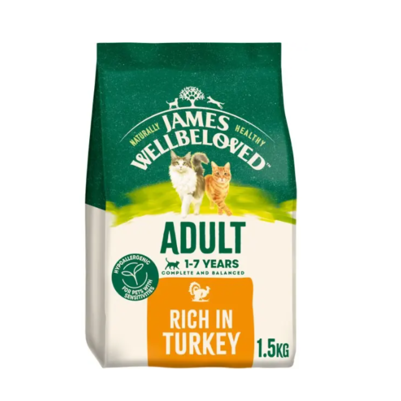 1.5kg James Wellbeloved Adult Turkey Discounted Stock