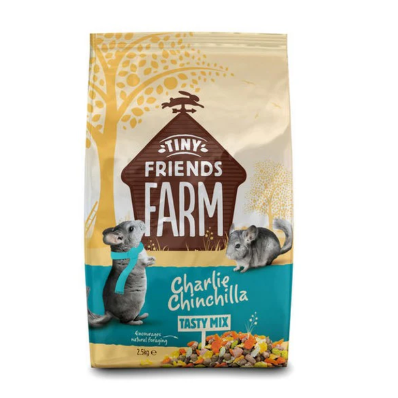 2.5kg Supreme Tiny Friends Charlie Chinchilla Tasty Mix - Discounted Stock