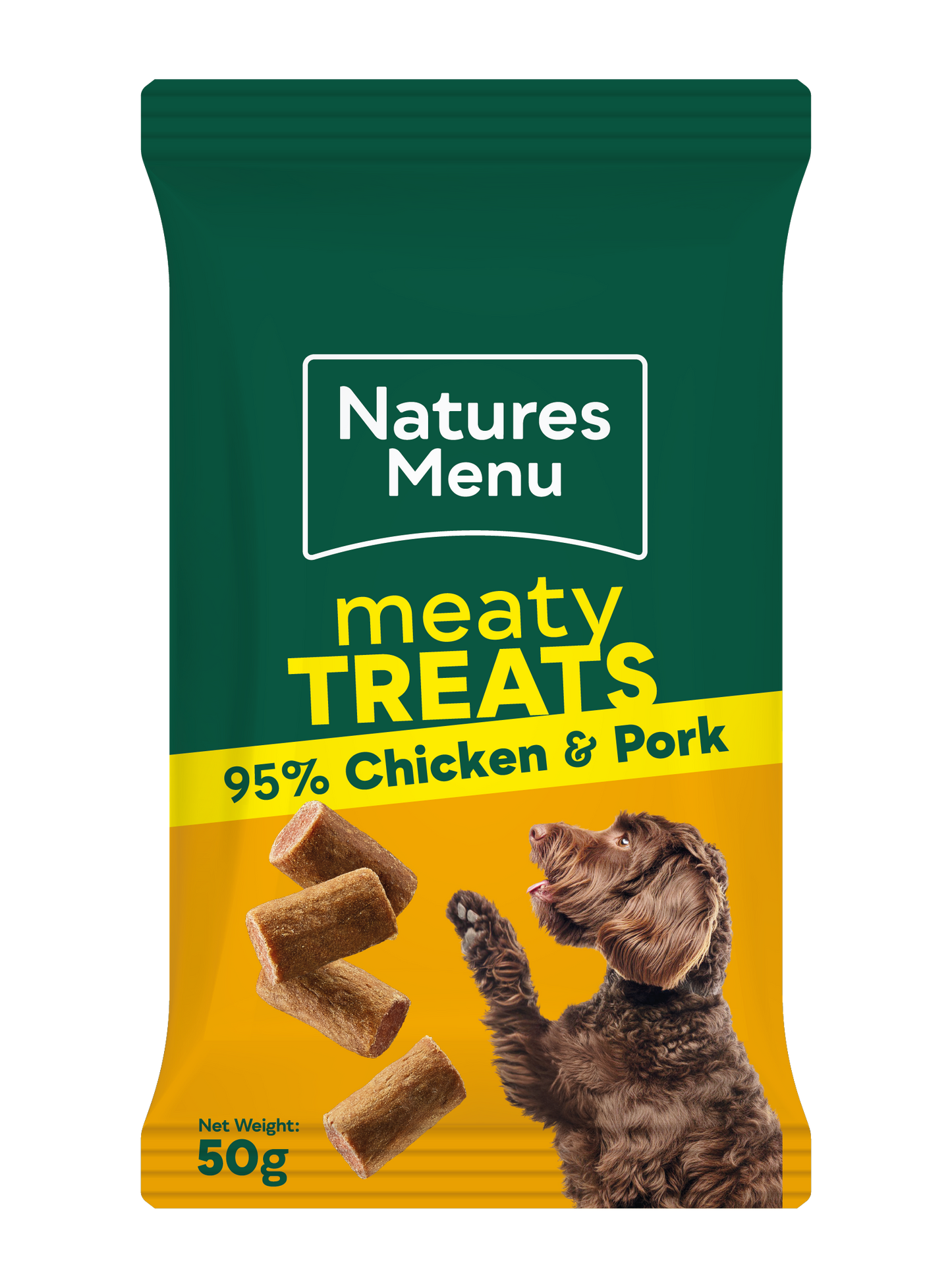 Natures Menu Meaty Chicken + Pork Treats 50g