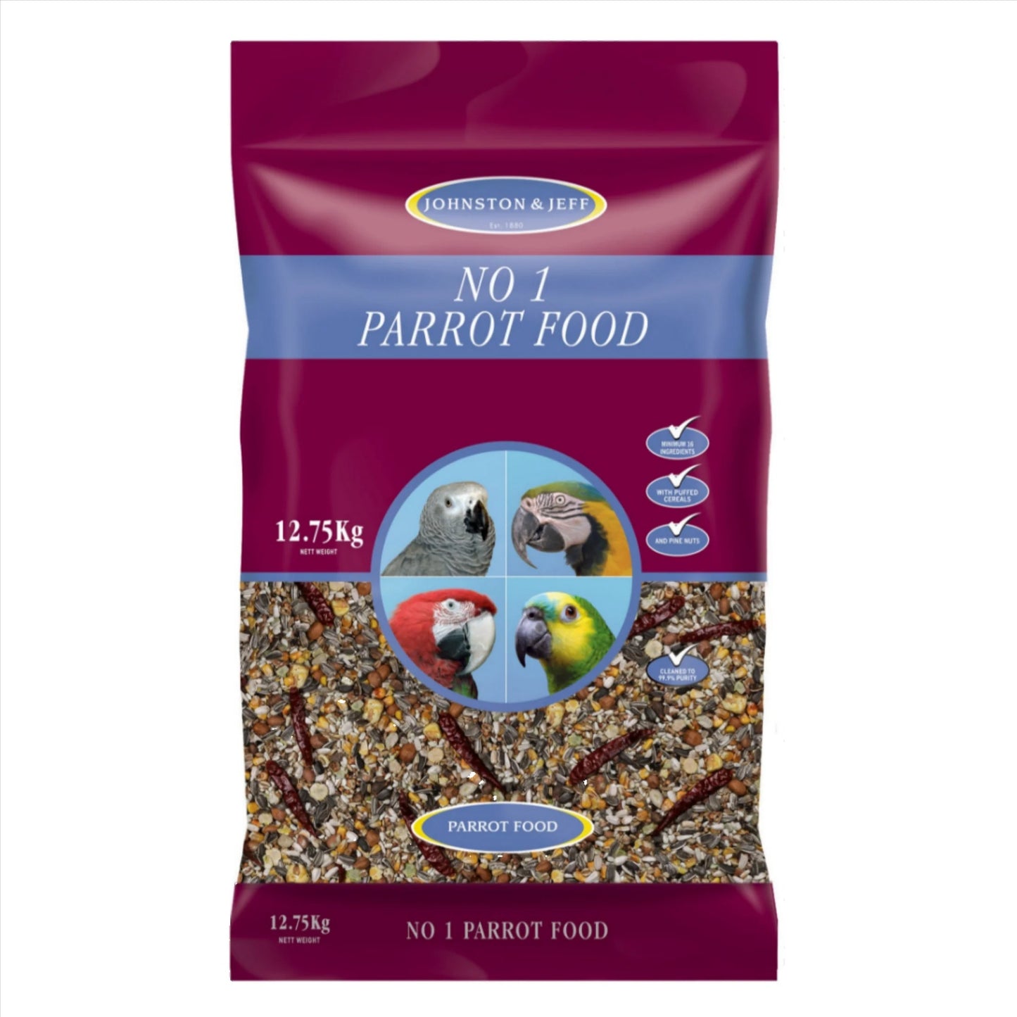 12.75KG Johnston & Jeff No. 1 Parrot Food - Discounted Stock