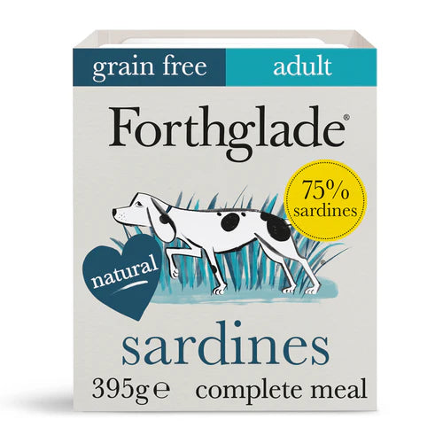 Forthglade Grain Free Sardines with Sweet Potato & Veg Dog Food 395g - Discounted Stock
