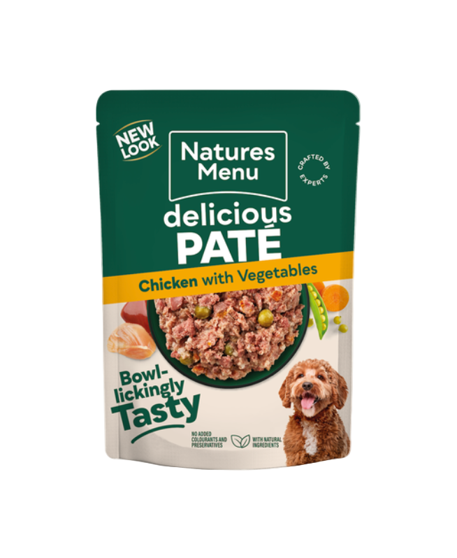 Natures Menu Dog Pate Adult Chicken 8x300g